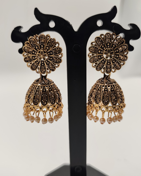 GOLDEN JUMKA CREAM BEADS-RC330009