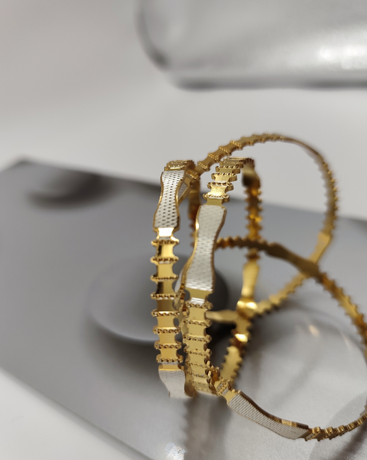 Golden Grace Designer Bangles-SG550005