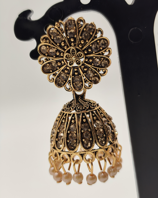 GOLDEN JUMKA CREAM BEADS-RC330009