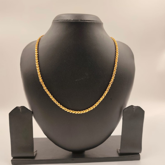 Classic Gold-Plated Rope Chain-SG330001