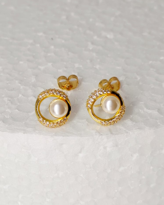 ROUND WHITE STONE AND BEAD-SGC1120004