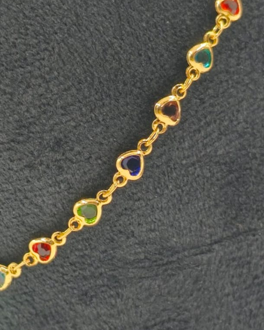 MULTI COLOUR HEART-TP660004