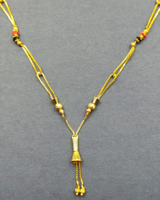 Elegant Daily Wear Gold Covering Necklace-SG2200012