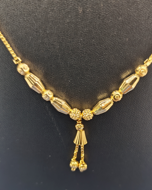 Elegant Gold Covering Necklace-SG2200011