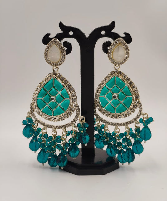 Kundan Peacock Green-RC440001