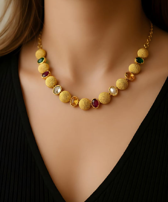 Premium Navaratna Gold Covering-SG220008