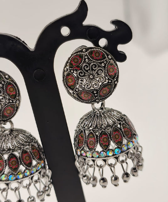 Silver Shade And Rainbow Stone Brown-RC330006