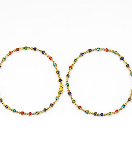 MULTI COLOUR HEART-TP660004