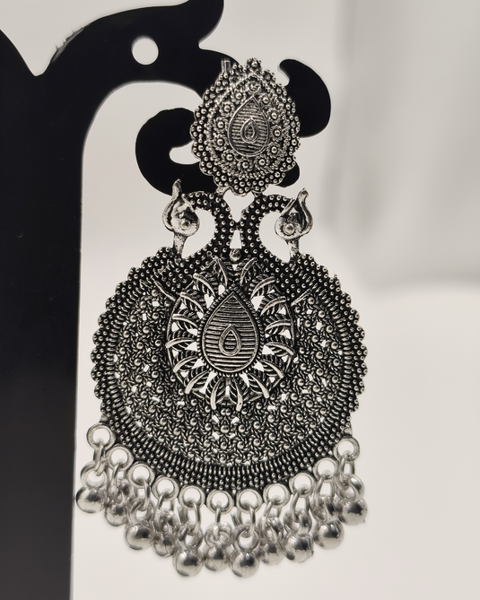 SILVER  SHADE EARINGS-RC440007