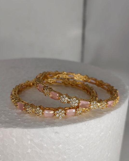AD STONE BEAUTIFUL BANGLES RUBY PINK-SGC1130015
