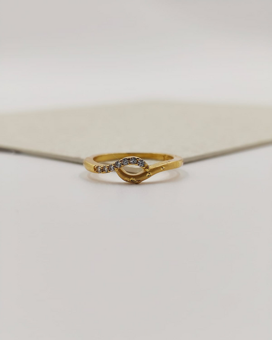Grace Curve AD Stone Ring-SGC1140012