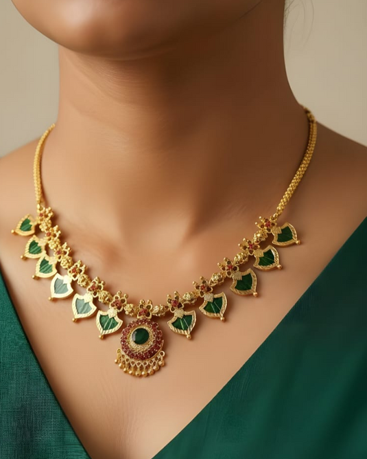 Palakka Traditional Necklace-SG2200016
