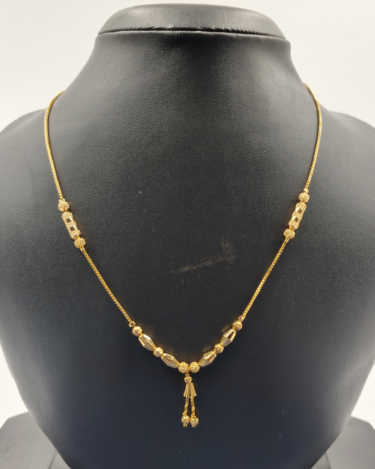 Elegant Gold Covering  Necklace-SG2200011