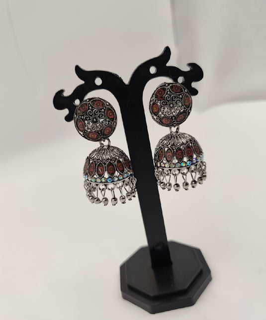 Silver Shade And Rainbow Stone Brown-RC330006